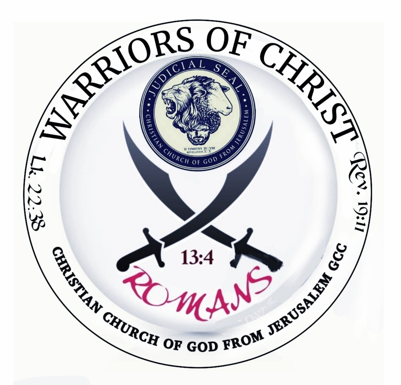 CCGJGCC Warriors of Christ Logo Seal